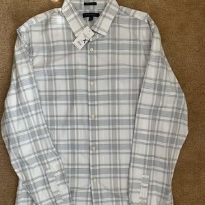 Men’s Banana Republic plaid dress shirt